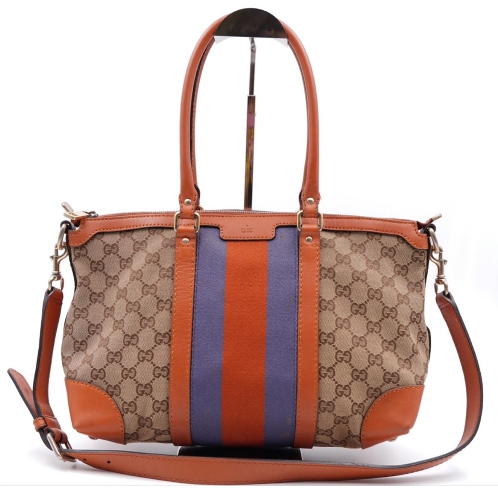 GUCCI CANVAS TREASURE WEB PURSE